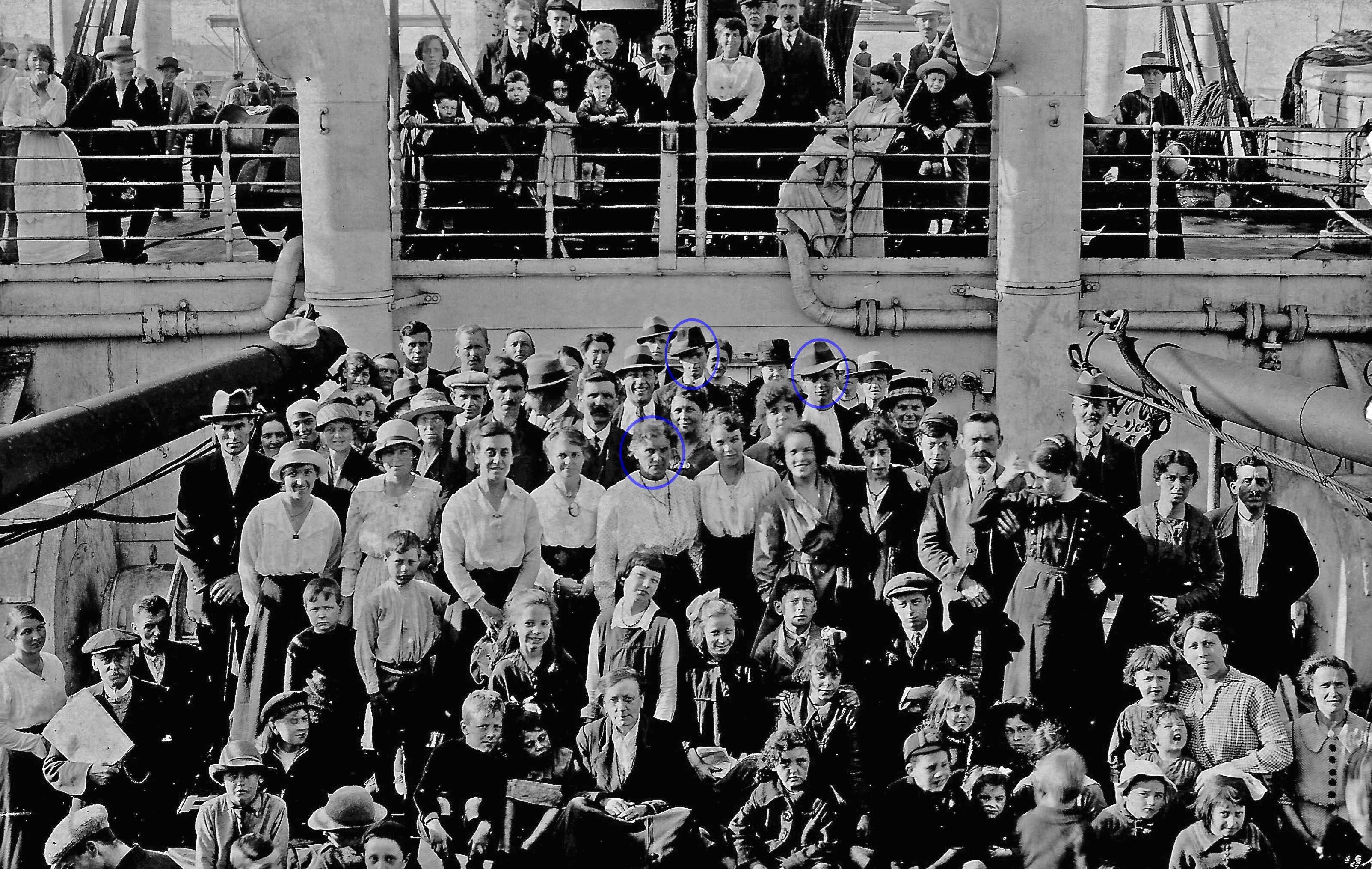 Eliz._Cranston_and_two_sons_on_ship_to_Aus._1920_Circled.jpg
